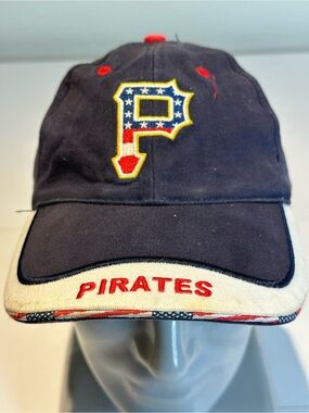 Pittsburgh Pirates Navy Patriotic "P" Baseball Cap